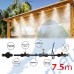 Система за охлаждане с водна мъгла 7,5м, 5 метални дюзи, TopGarden 380900